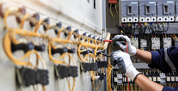 Professional Electrician technician working in Primera, TX